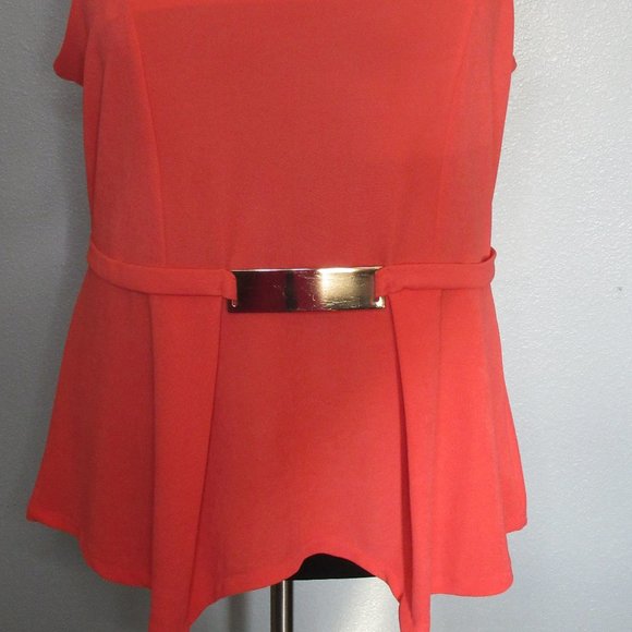 Coral Sleeveless Top size 3X - Picture 2 of 6